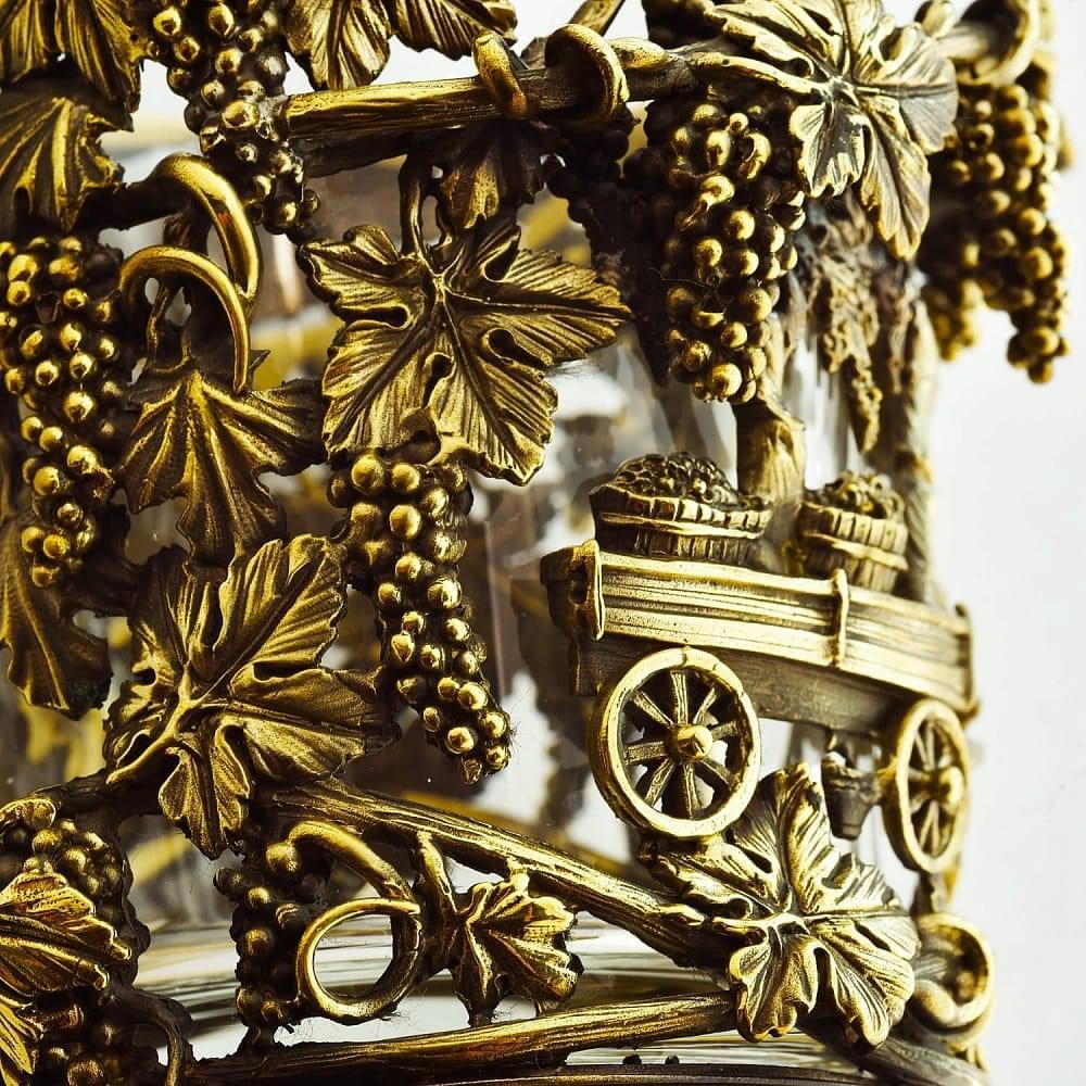 Подстаканник «Виноградная лоза». Латунь - интернет магазин Русь Велика я фото 1