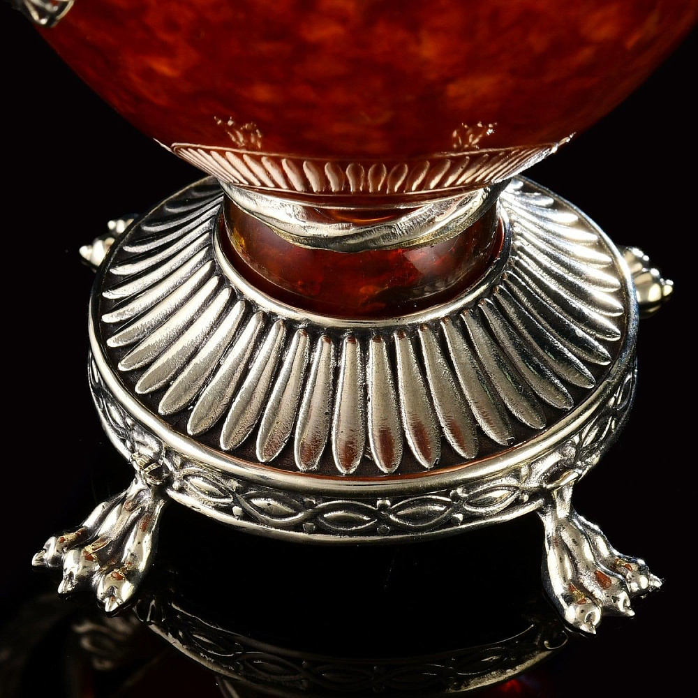 Чайная пара янтарная «Цезарь» - интернет магазин Русь Велика я фото 6