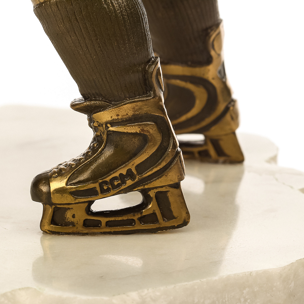 Бронзовая статуэтка «Хоккеист» - интернет магазин Русь Велика я фото 8