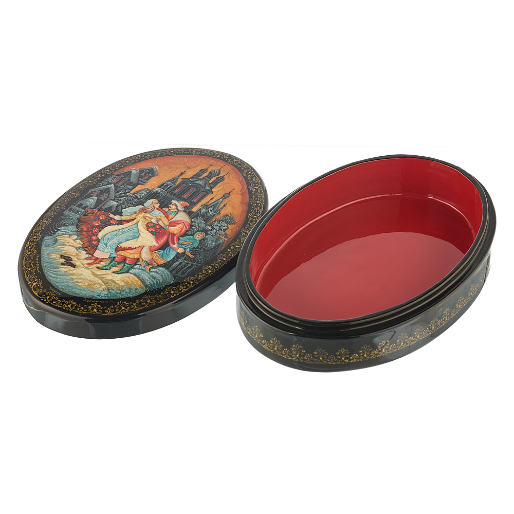 Шкатулка с художественной росписью «Кирибеевич» - интернет магазин Русь Велика я фото 2