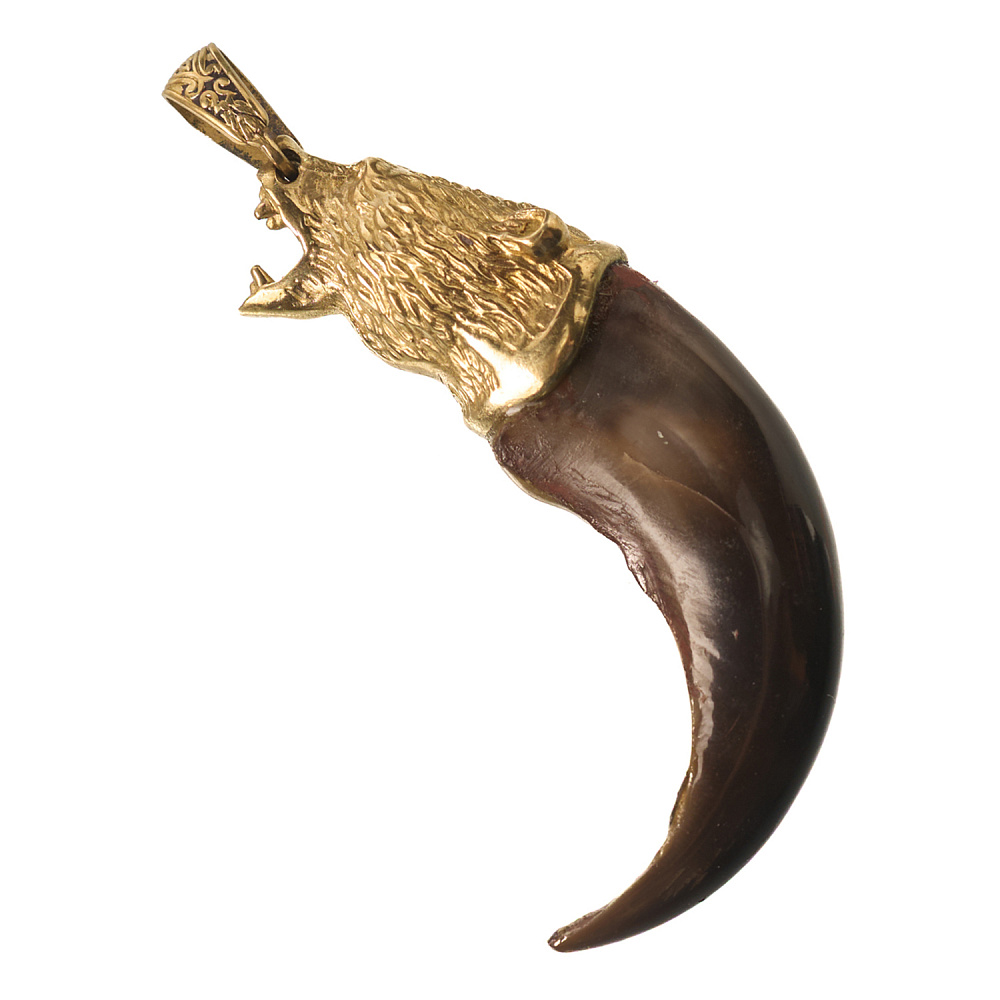 Кулон-амулет из кости «Коготь медведя» - интернет магазин Русь Велика я фото 1