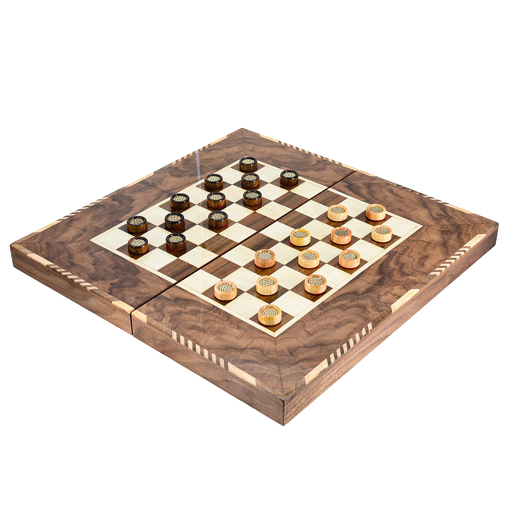 Нарды-шашки-шахматы деревянные маркетри «Звезда востока» 49х25 см - интернет магазин Русь Велика я фото 2