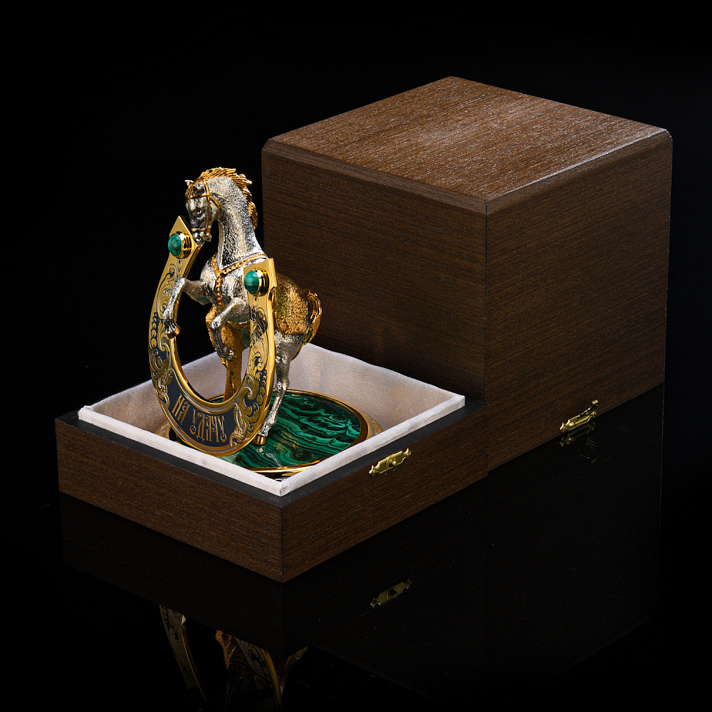 Лошадь Символ 2026 года. Подкова «На удачу». Златоуст - интернет магазин Русь Велика я фото 5