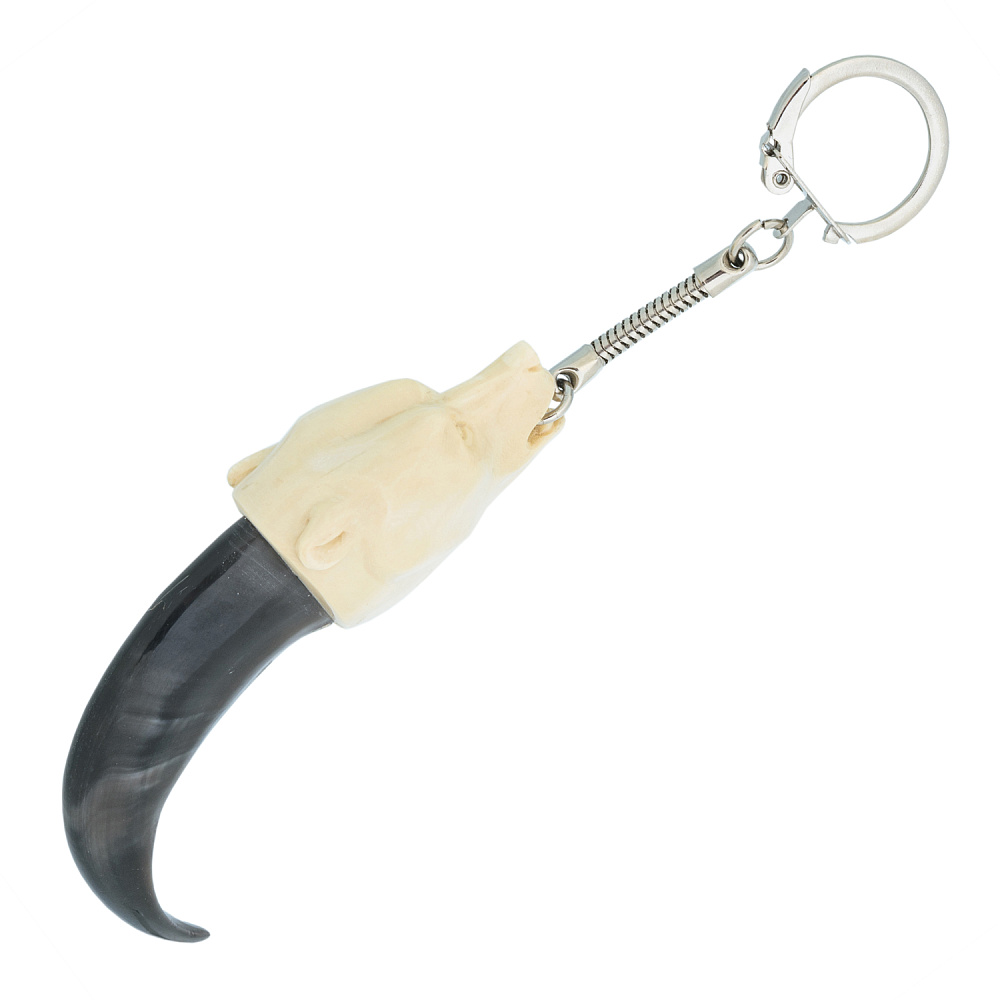 Брелок из когтя медведя и бивня мамонта - интернет магазин Русь Велика я 