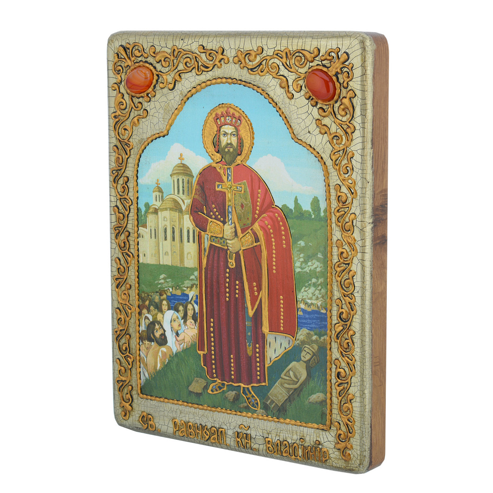 Икона «Князь Владимир» 15х20 см - интернет магазин Русь Велика я фото 2