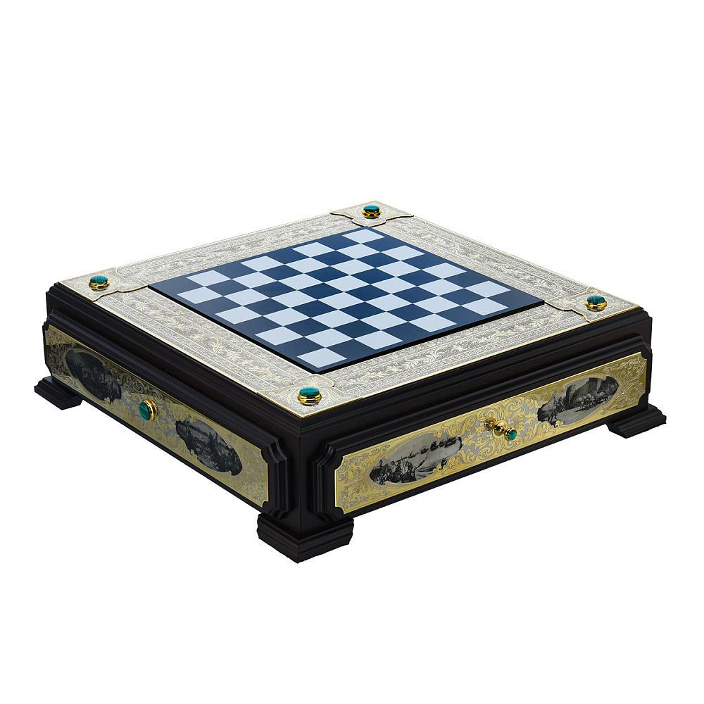 Шахматный ларец «Баталия» 53х53 см. Златоуст - интернет магазин Русь Велика я фото 12