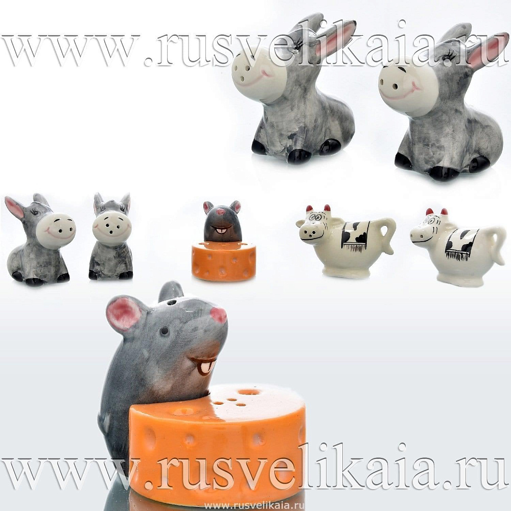 Солонка «Животные» (в ассортименте) - интернет магазин Русь Велика я 