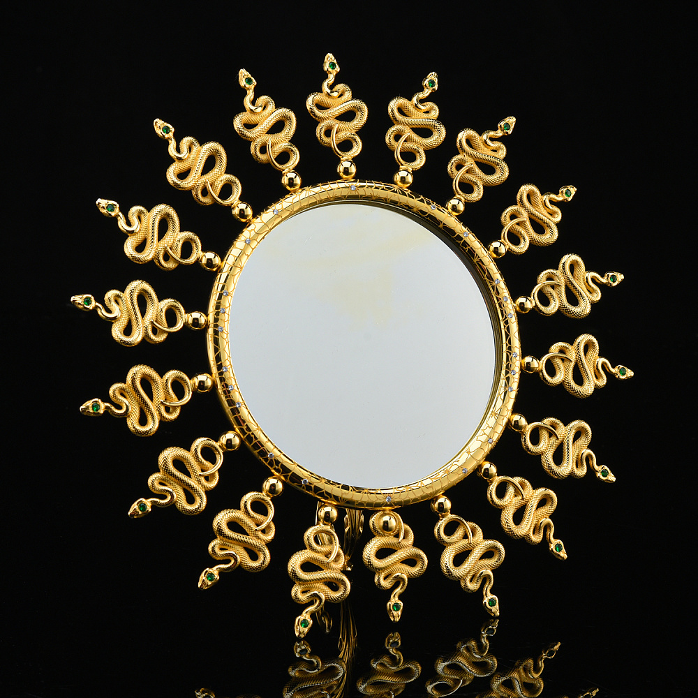 Змея Символ 2025 года. Женский набор «Солнце». Златоуст - интернет магазин Русь Велика я фото 1