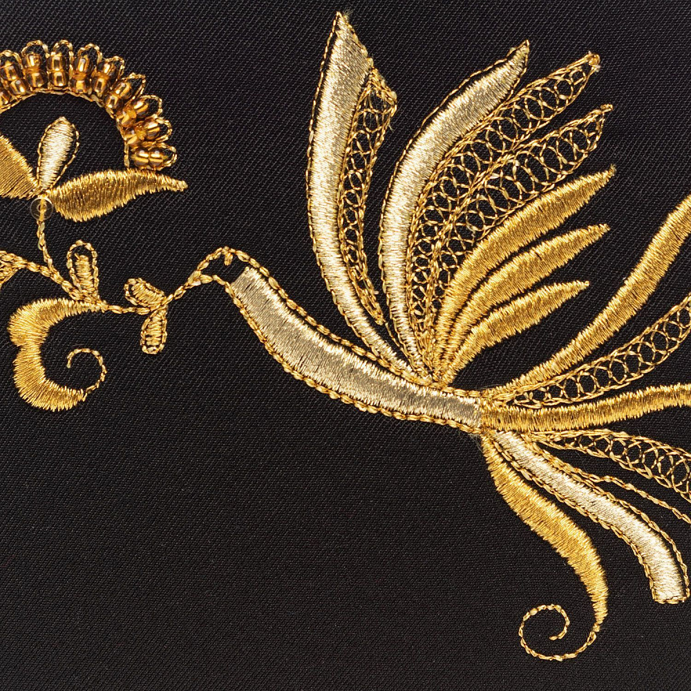 Косметичка «Птица». Черная с вышивкой - интернет магазин Русь Велика я фото 2