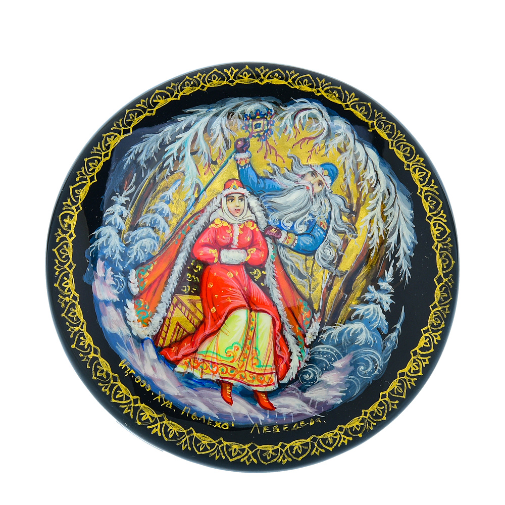 Шкатулка с художественной росписью «Морозко» - интернет магазин Русь Велика я 