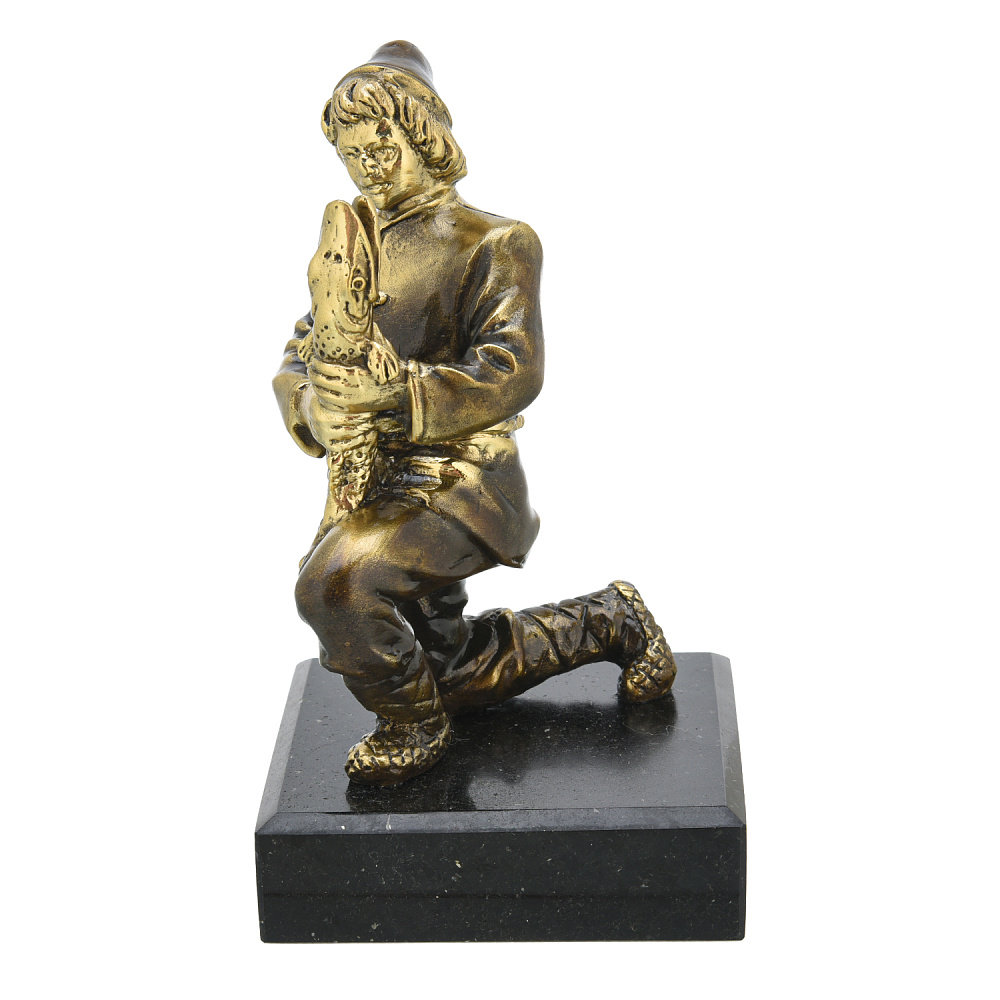 Бронзовая статуэтка «Емеля» - интернет магазин Русь Велика я фото 1