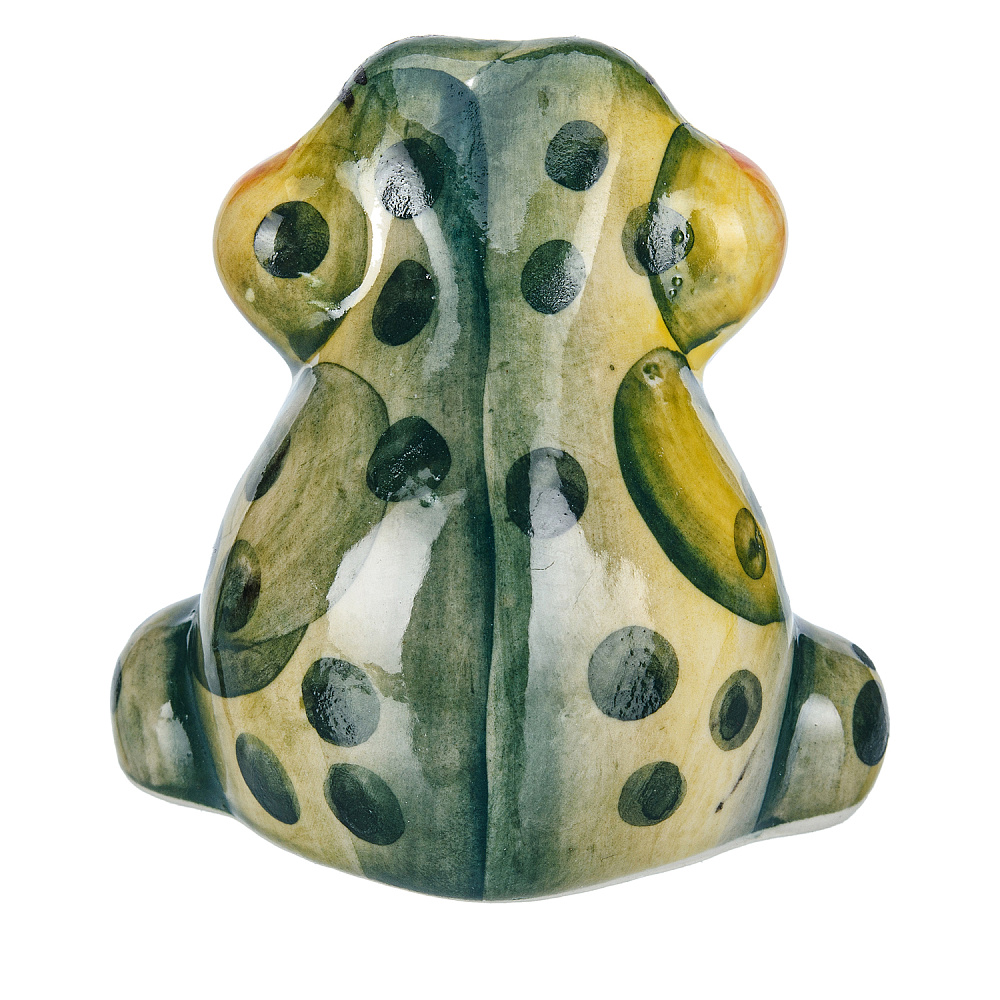 Статуэтка «Жаба». Гжель в цвете - интернет магазин Русь Велика я фото 3