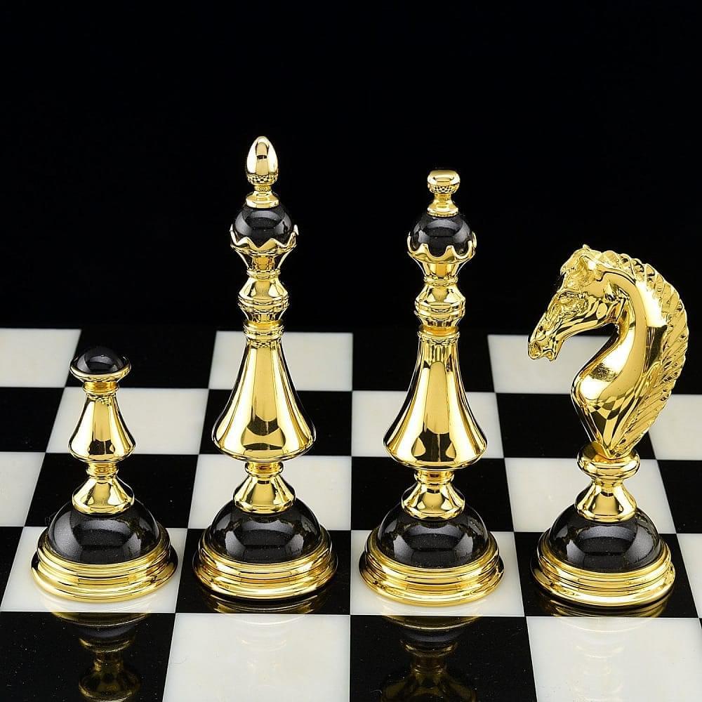 Шахматы из камня «Златоуст» эксклюзивные - интернет магазин Русь Велика я фото 5