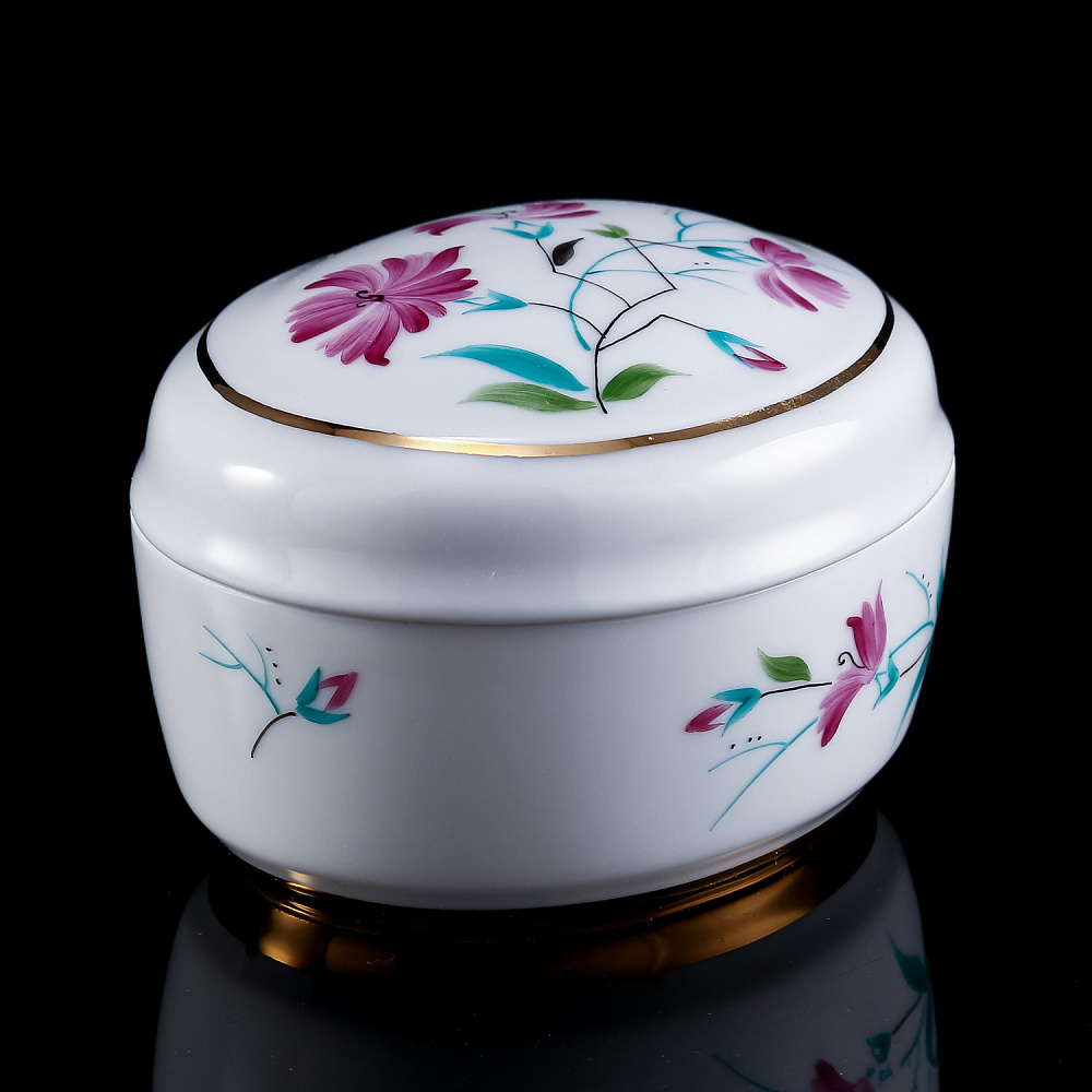 Фарфоровая шкатулка «Гвоздика». ИФЗ - интернет магазин Русь Велика я фото 2