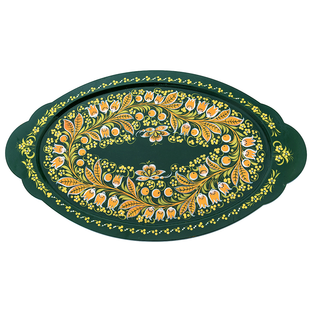 Питейный набор для шампанского «Ландыш». Хохлома - интернет магазин Русь Велика я фото 4