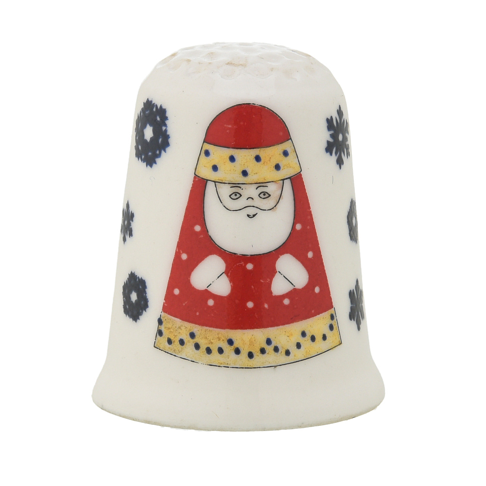 Наперсток фарфоровый «С Новым годом» - интернет магазин Русь Велика я 