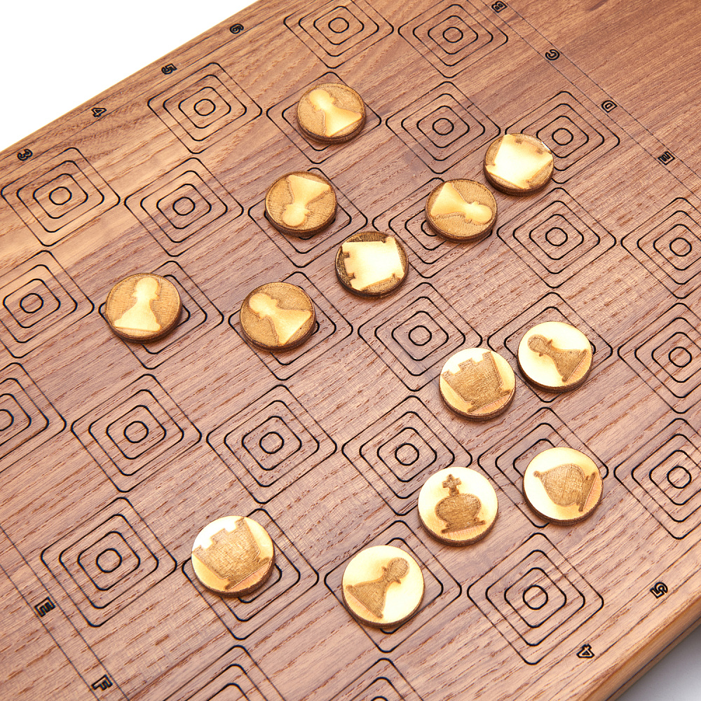 Лото в резном чемоданчике из ясеня «Арабеска 3» - интернет магазин Русь Велика я фото 6