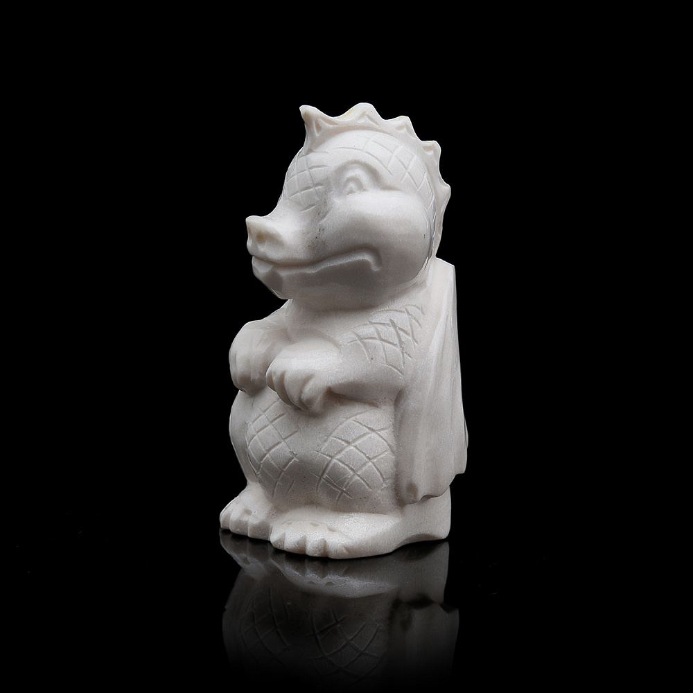 Статуэтка из рога лося «Дракон» - интернет магазин Русь Велика я 