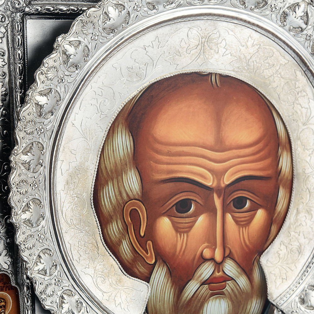 Икона «Николай Чудотворец» 50х47 см - интернет магазин Русь Велика я фото 3