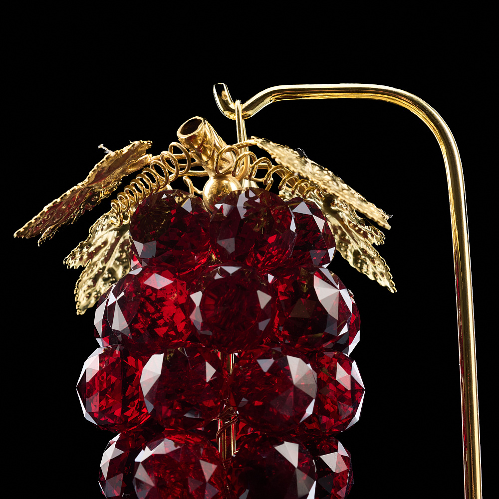 Скульптура из хрусталя «Красный виноград» Asfour Crystal - интернет магазин Русь Велика я фото 1