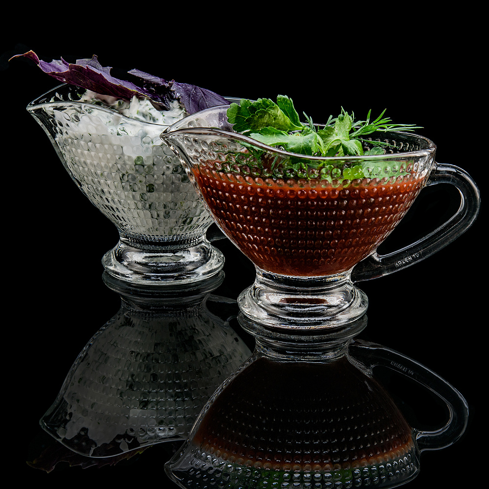 Набор из двух стеклянных соусников «VENICE» 170 мл - интернет магазин Русь Велика я фото 1