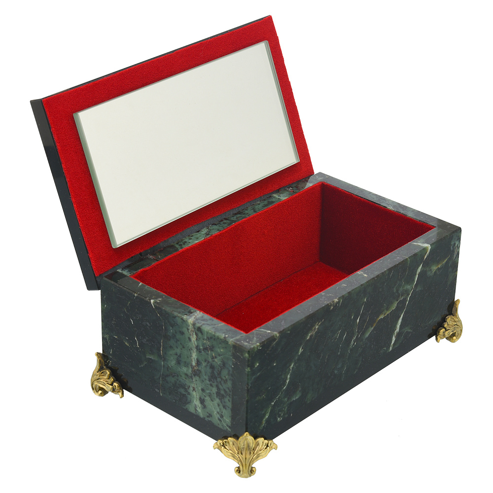 Шкатулка прямоугольная из камня - интернет магазин Русь Велика я фото 2