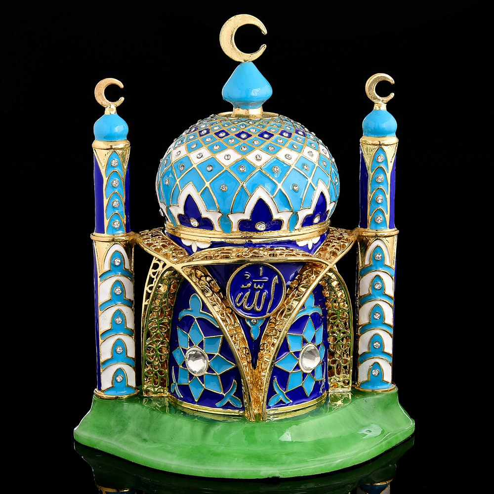 Шкатулка «Мусульманская Мечеть». Традиции Фаберже - интернет магазин Русь Велика я фото 3