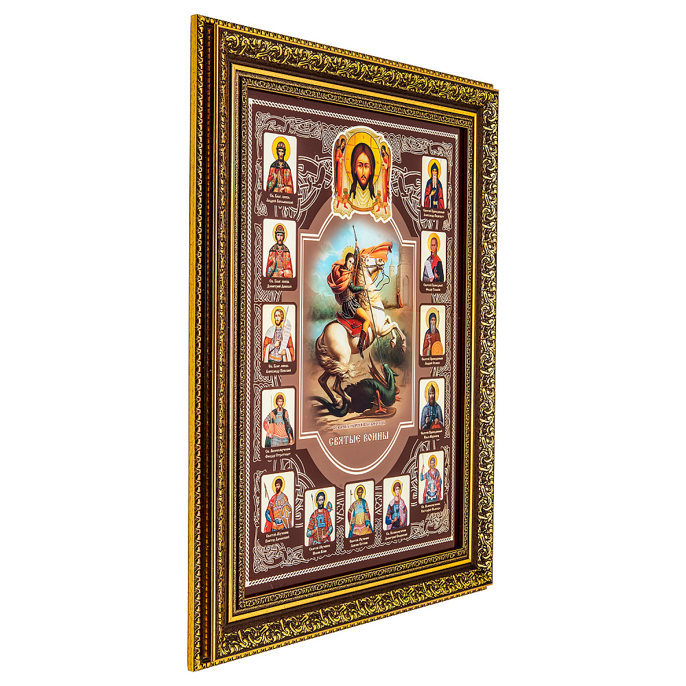 Панно «Святые воины» 37х47 см - интернет магазин Русь Велика я фото 3