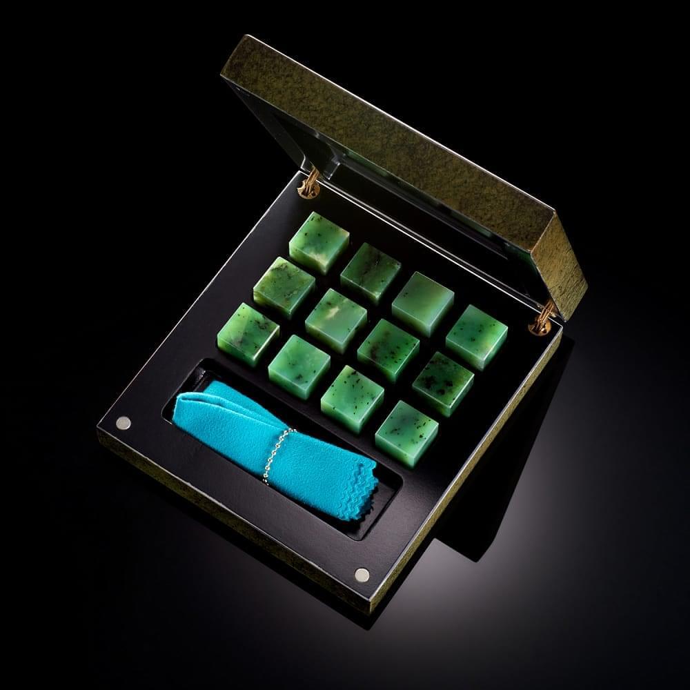 Набор камней для виски (12 штук) в футляре - интернет магазин Русь Велика я 