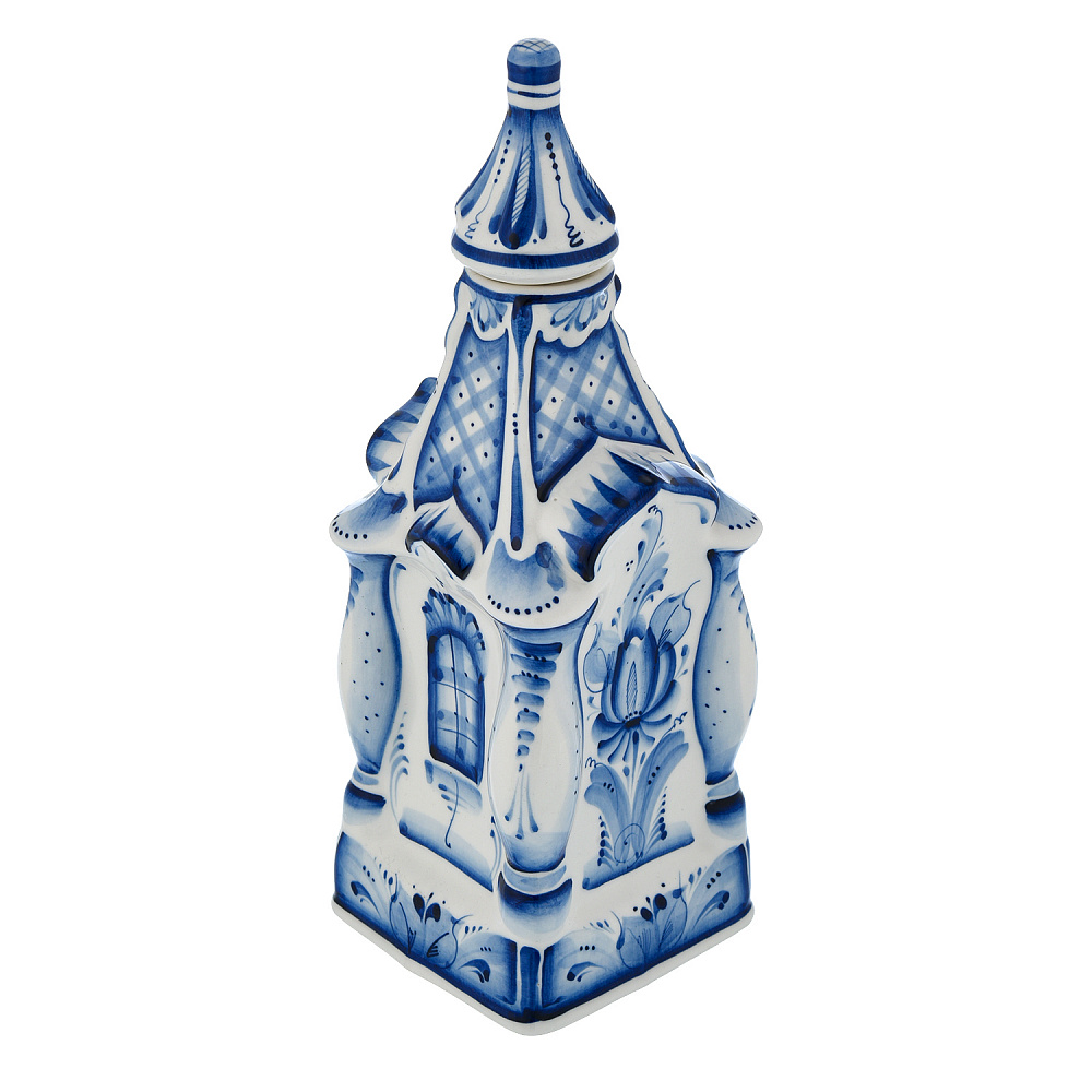 Штоф «Терем». Гжель - интернет магазин Русь Велика я фото 2