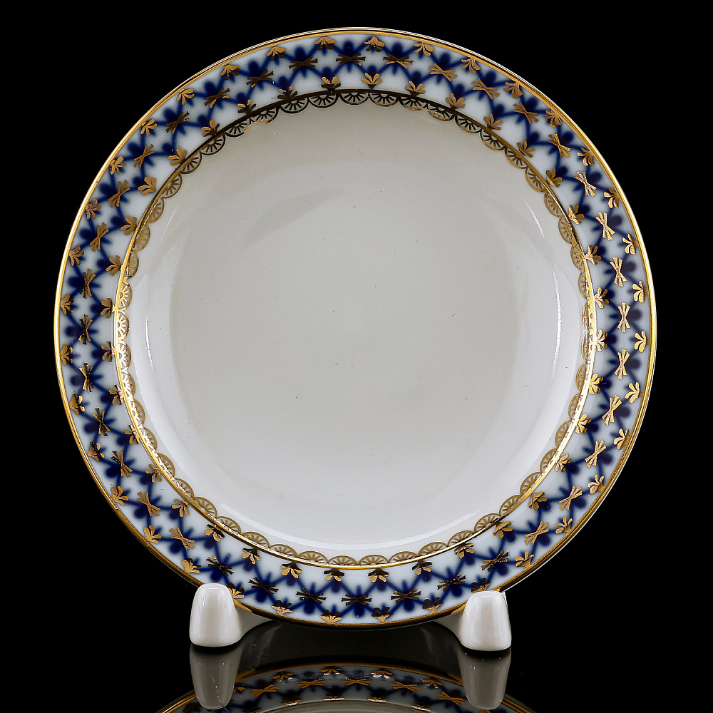 Пепельница «Кобальтовая сетка». Форма Молодежная. ИФЗ - интернет магазин Русь Велика я 