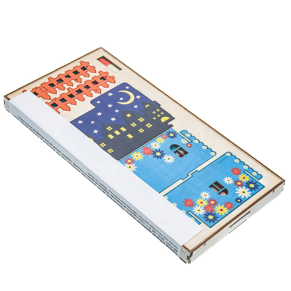 Детский деревянный конструктор «Домик» - интернет магазин Русь Велика я фото 1