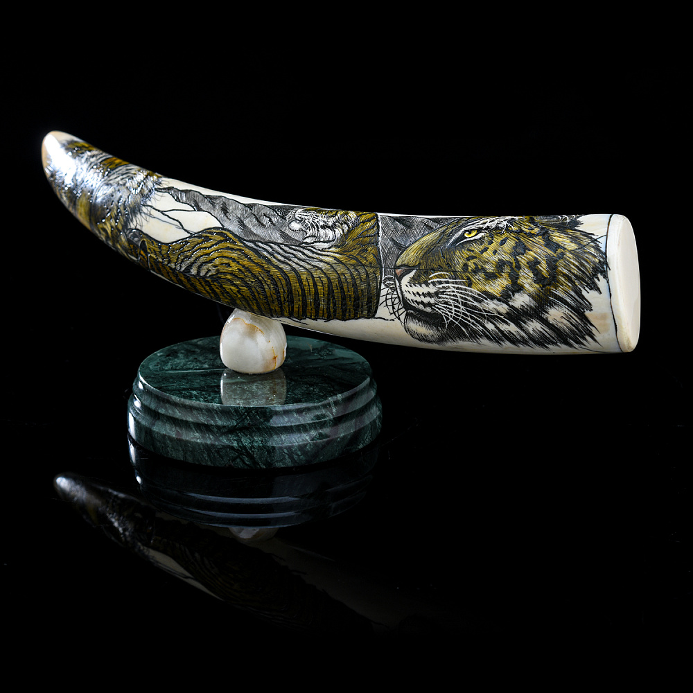 Статуэтка из кости «Тигр» - интернет магазин Русь Велика я фото 2