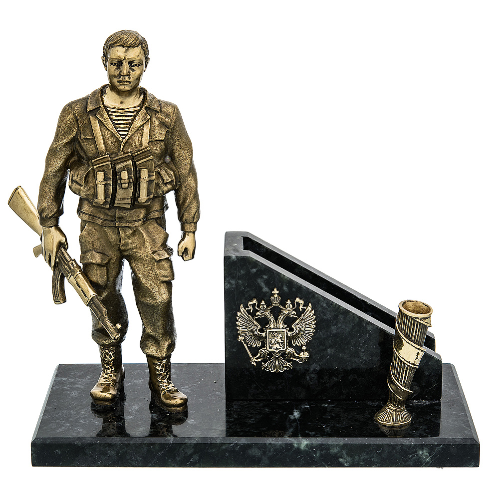 Визитница настольная «Воин-интернационалист» - интернет магазин Русь Велика я 