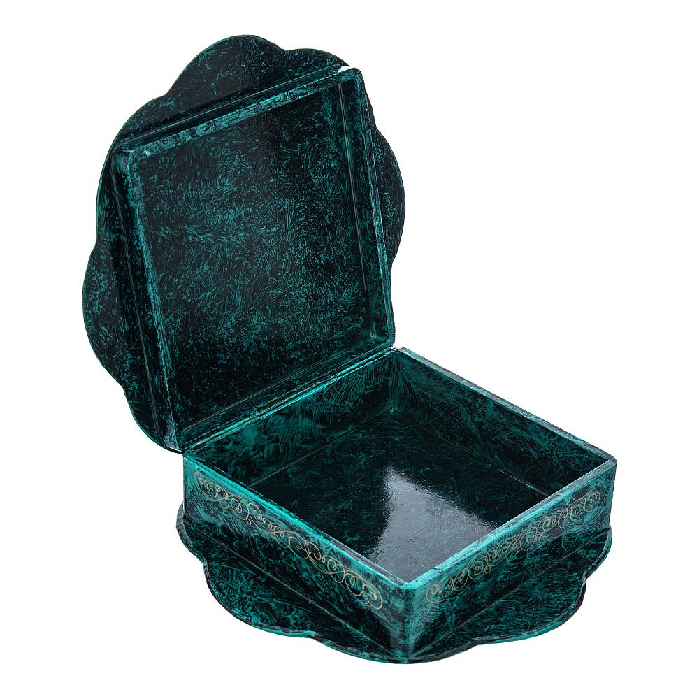 Шкатулка с подаркочным шерстяным платком внутри «Цветы» - интернет магазин Русь Велика я фото 6