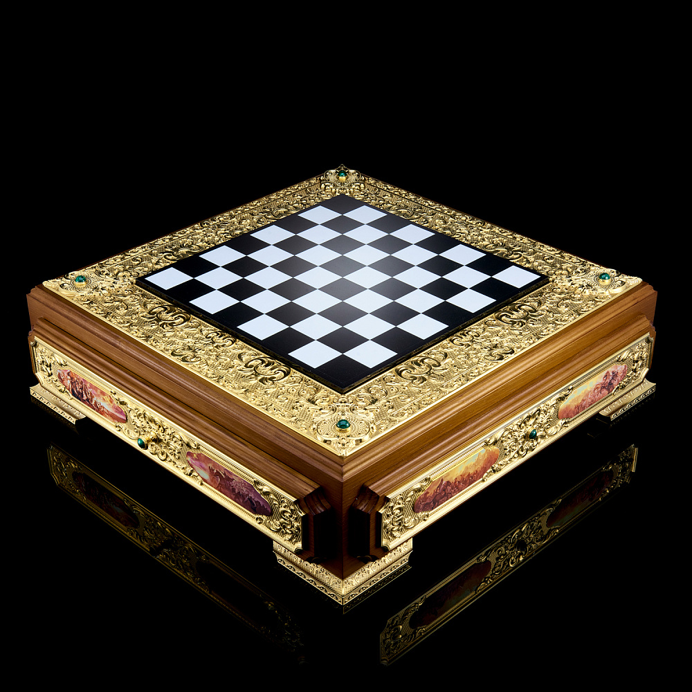 Шахматы из натурального камня «Баталия» Златоуст - интернет магазин Русь Велика я фото 3