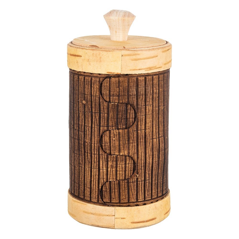 Туес из бересты «Соль» - интернет магазин Русь Велика я фото 3