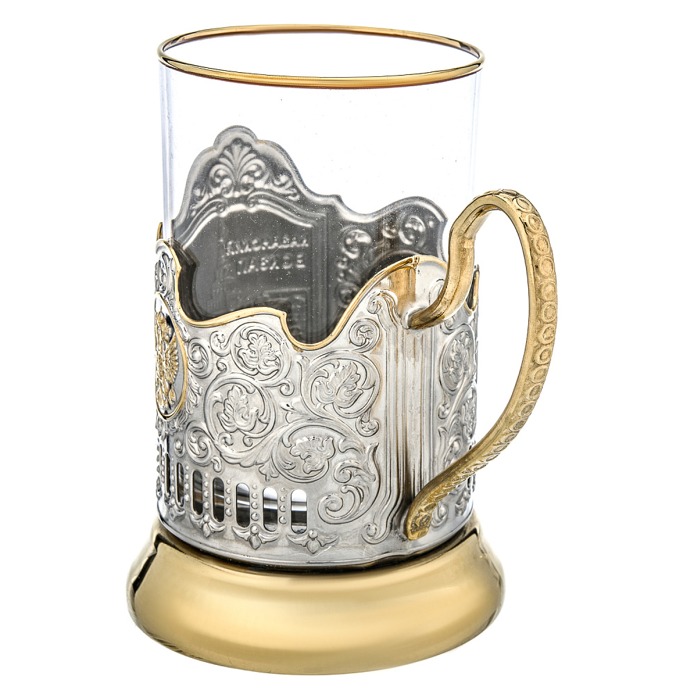 Подстаканник никелированный «Казанский вокзал» - интернет магазин Русь Велика я фото 2