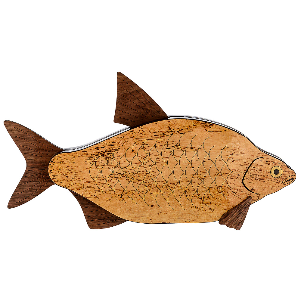 Домино из карельской березы «Лещ» - интернет магазин Русь Велика я фото 2