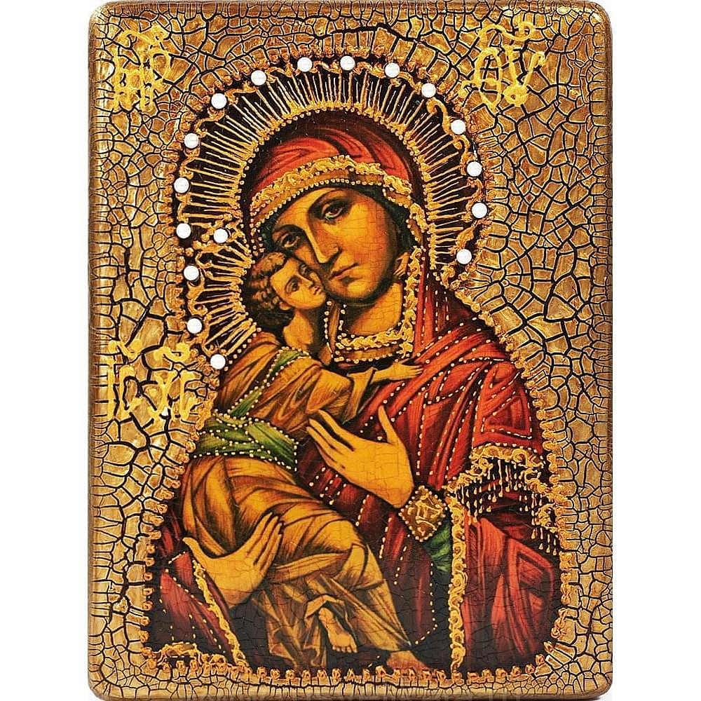 Икона «Владимирская икона Божией Матери» 15 х 20 см - интернет магазин Русь Велика я 