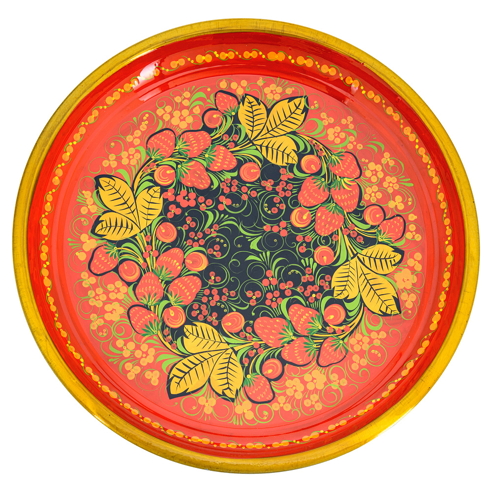 Самовар электрический 3 л с сервизом «Клубника». Хохлома - интернет магазин Русь Велика я фото 4