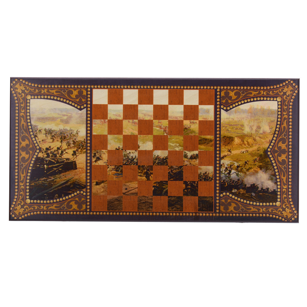 Нарды деревянные «Гусарские» 60х30 см - интернет магазин Русь Велика я фото 6