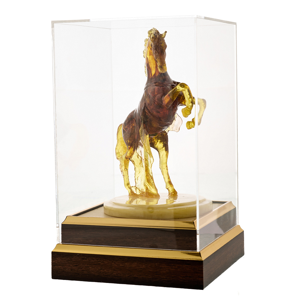 Лошадь Символ 2026 года. Скульптура из янтаря «Конь» - интернет магазин Русь Велика я фото 7