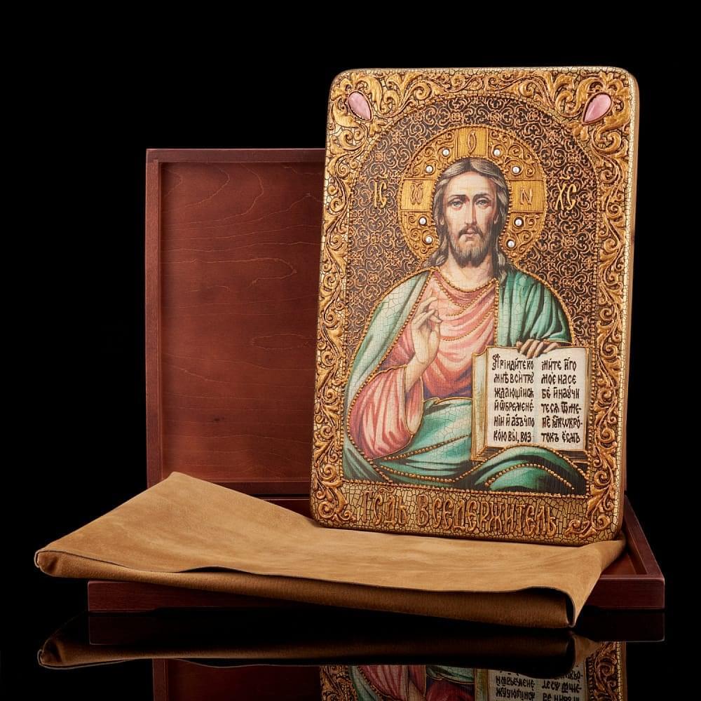 Икона подарочная «Господь Вседержитель» 29 х 42 см - интернет магазин Русь Велика я фото 1