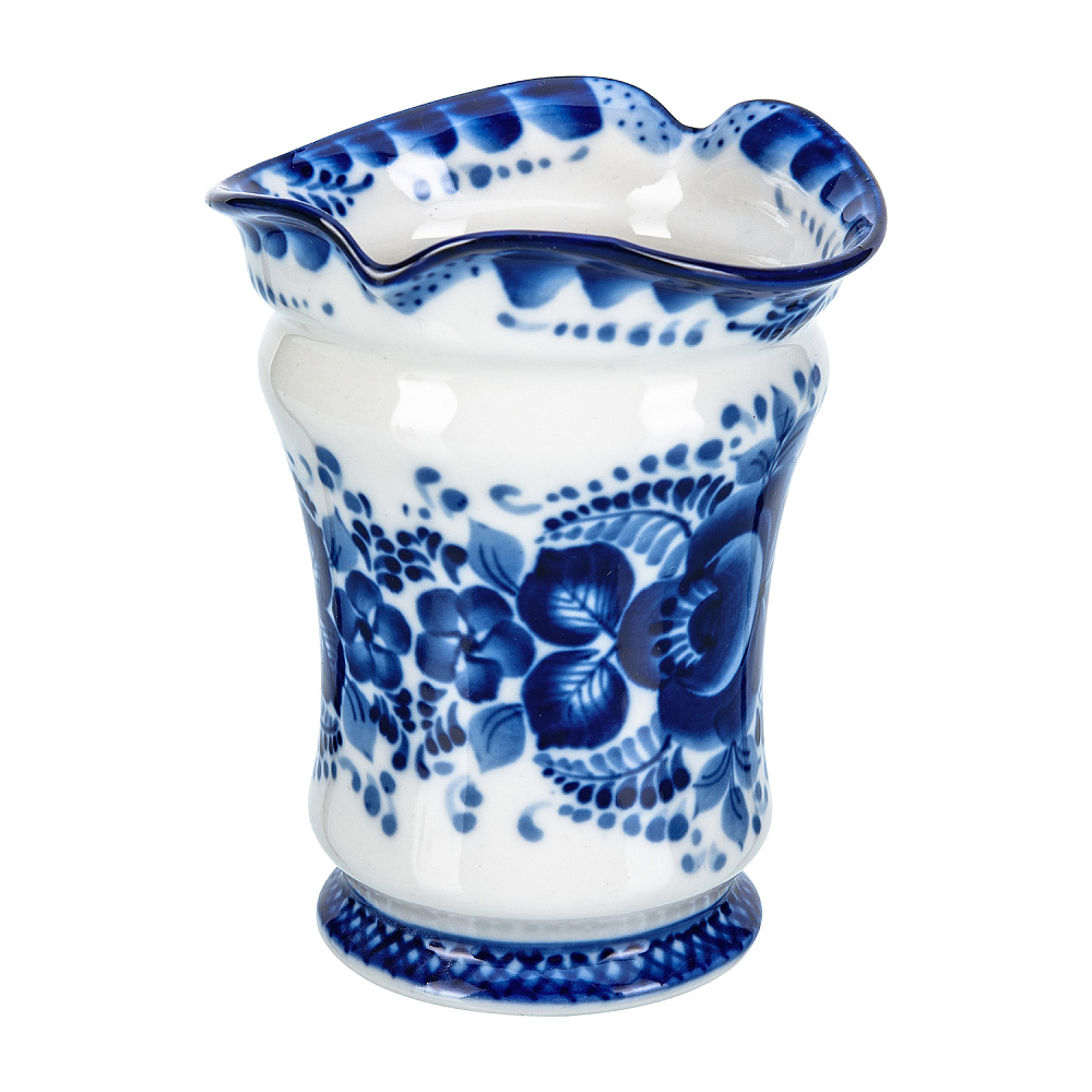 Чайный бокал «Мужской». Гжель - интернет магазин Русь Велика я фото 2