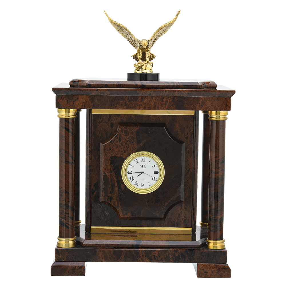 Часы-сейф из натурального камня «Орел» - интернет магазин Русь Велика я фото 2