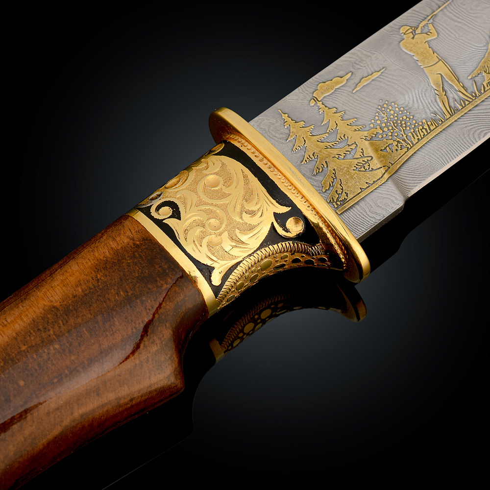 Нож сувенирный «Таежный. Охота». Златоуст - интернет магазин Русь Велика я фото 3