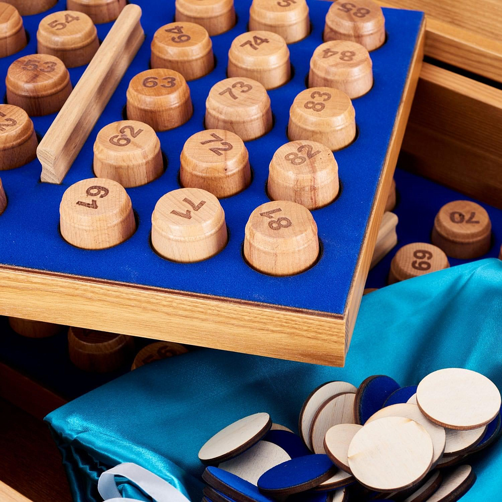 Русское лото в резной шкатулке «Богатыри» - интернет магазин Русь Велика я фото 3