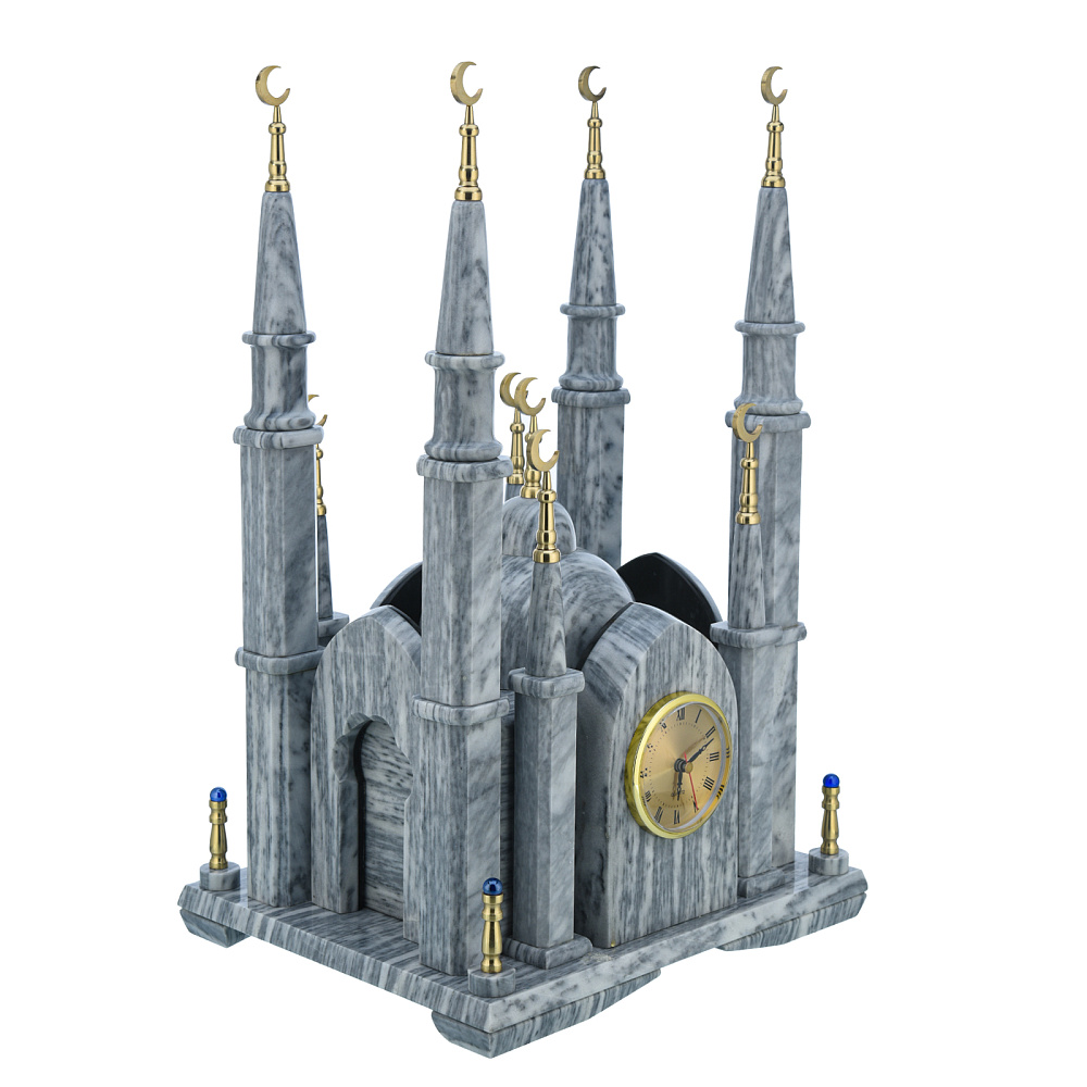 Часы настольные из натурального камня «Мечеть» - интернет магазин Русь Велика я фото 1