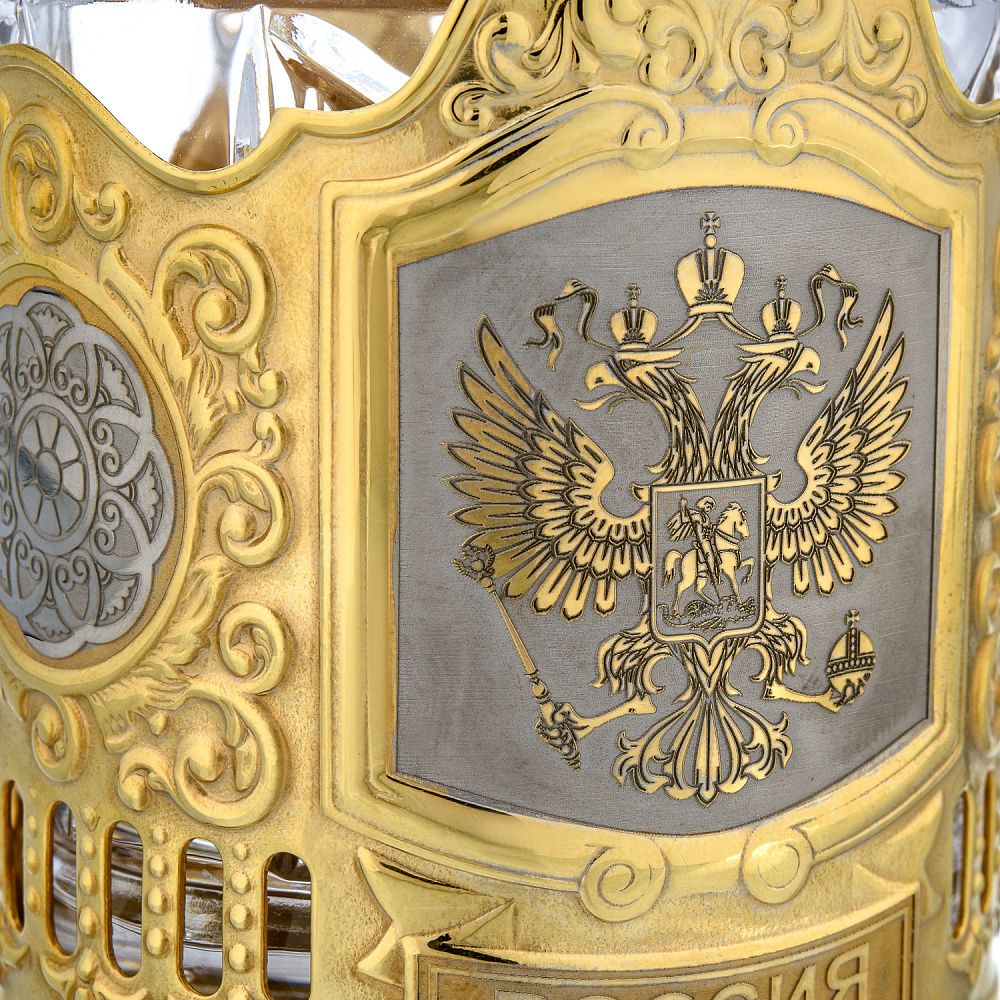 Подстаканник «Герб РФ». Златоуст - интернет магазин Русь Велика я фото 2
